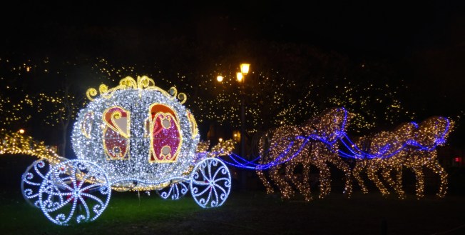 A coach and horses for Cinderella in Salerno, Italy