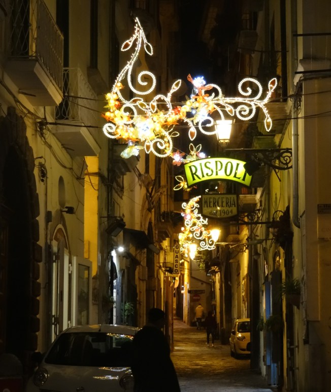 The streets of Salerno, Italy