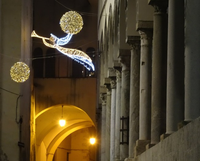 By the Duomo in Salerno, Italy