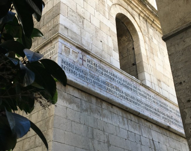 The bell tower by Santa Chiara built during the reign of Robert the Wise
