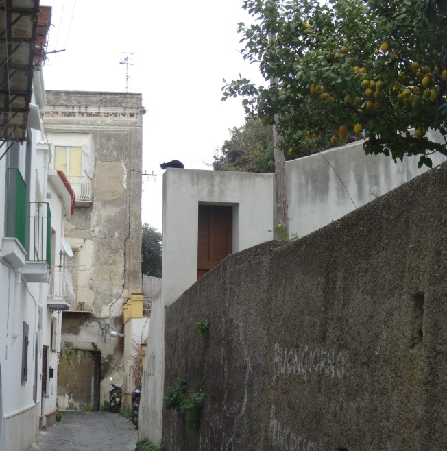 On the island of Procida in the Bay of Naples, Italy