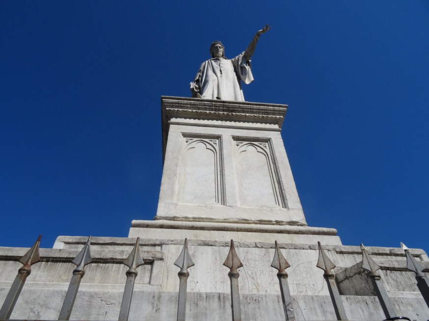 Dante - in Piazza Dante in Naples, Italy