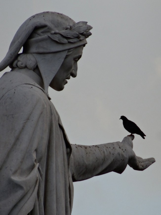 Dante - in Piazza Dante in Naples, Italy