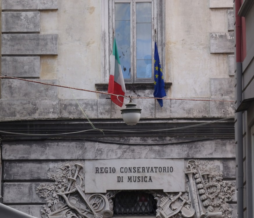 Music conservatory in Naples, Italy