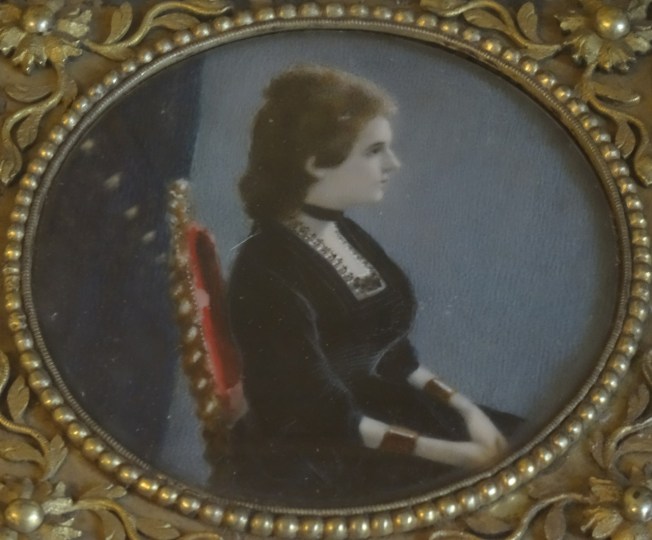 Portrait of Rosina Pignatelli, displayed in Villa Pignatelli in Naples, Italy