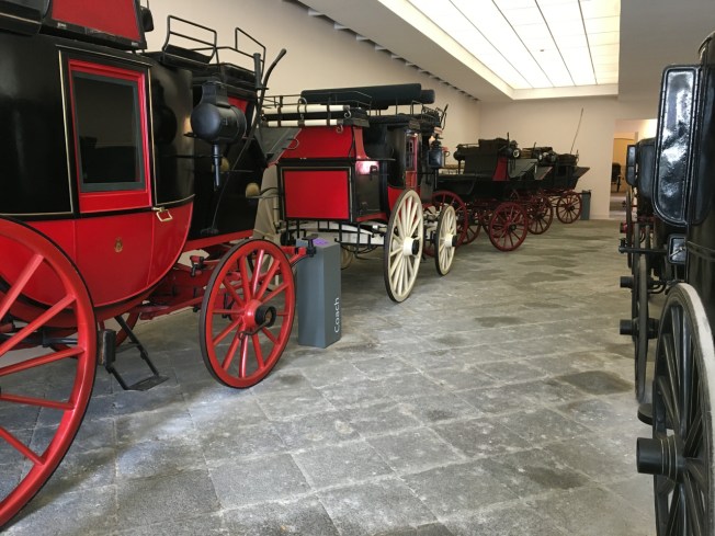 Carriage Museum in the grounds of the Villa Pignatelli in Naples, Italy