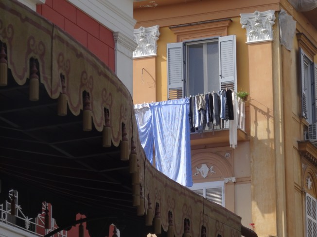 Overlooked - the entrance today of Villa Pignatelli in Naples, Italy