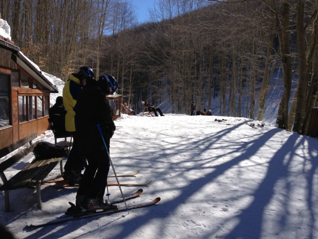 Post-lunch life at Lago Laceno, near Avellino, Italy