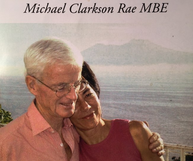 Michael Rae and his wife Bambi, with Vesuvius in the background