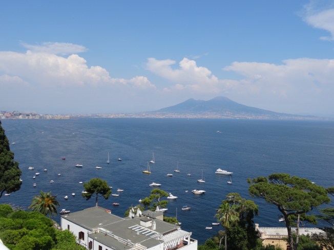 View from the Rae's balcony in Posillipo, in Naples, Italy