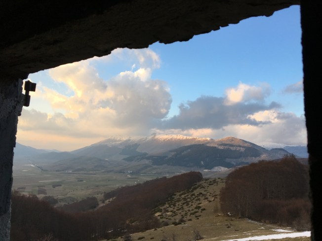 The corner of our wolf-sighting in Roccaraso, Abruzzo, Italy