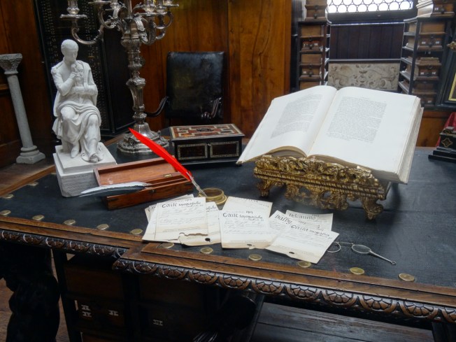 The library in the Museo Filangieri in Naples, Italy