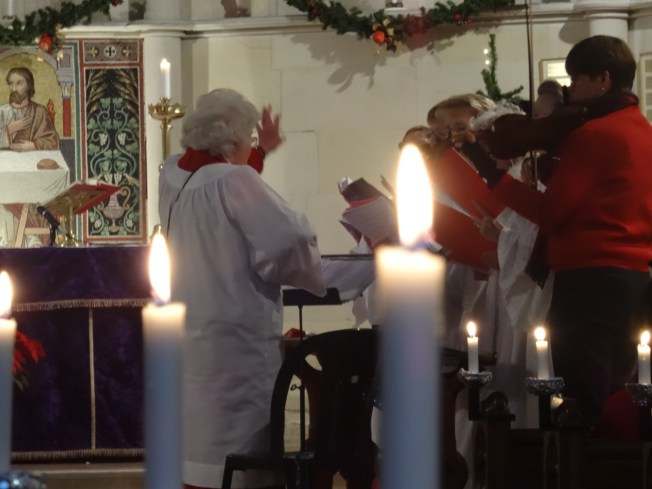 A Christmas service (2015) at Christ Church, the church that serves the English-speaking community in Naples, Italy