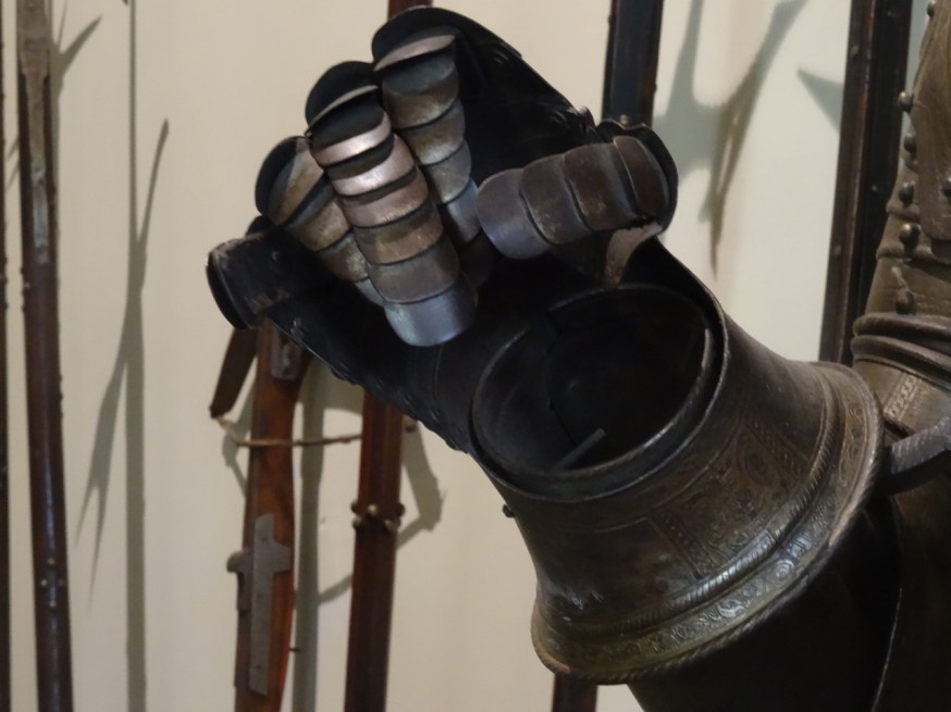 Armour on display in the Museo Filanghieri in Naples, Italy
