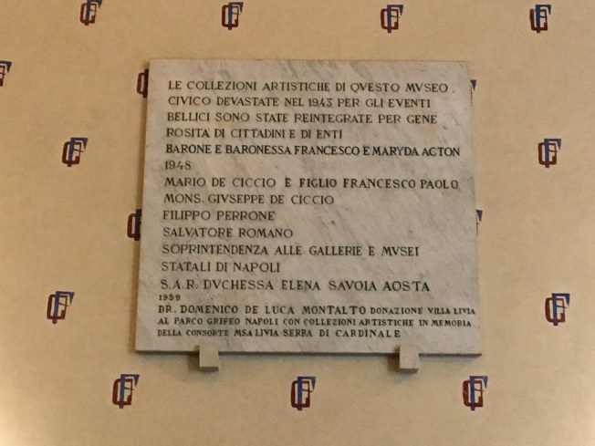 The names of those who have helped restock the museum's post-war collections