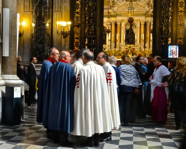 In the Duomo in Naples, Italy