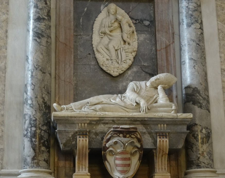 Waiting - in the Duomo in Naples, Italy