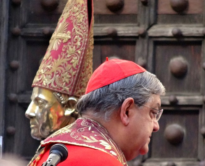 Cardinale Crescenzio Sepe and San Gennaro