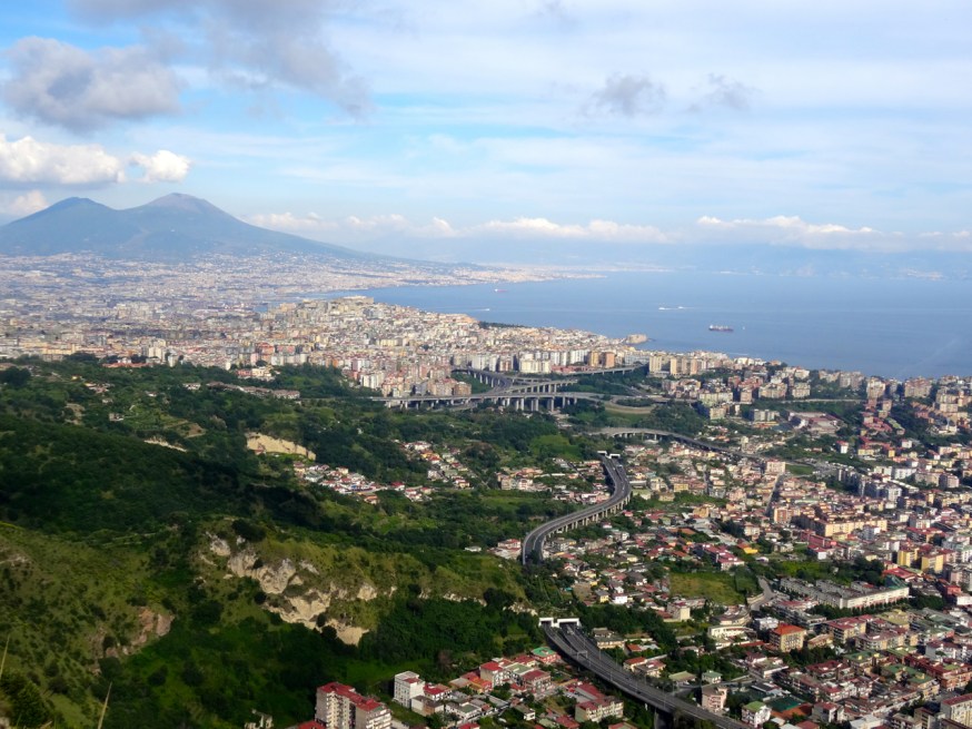 View over Naples, Italy