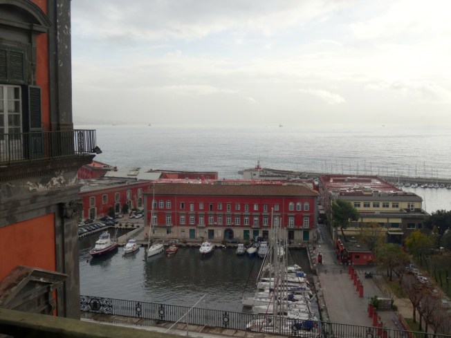 View from the Palazzo Reale in Naples, Italy