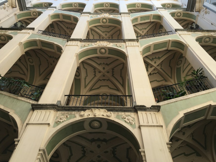 Palazzo dello Spagnolo in Rione Sanità in Naples, Italy