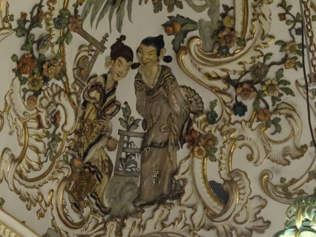 Detail from the Porcelain Room at Capodimonte in Naples, Italy