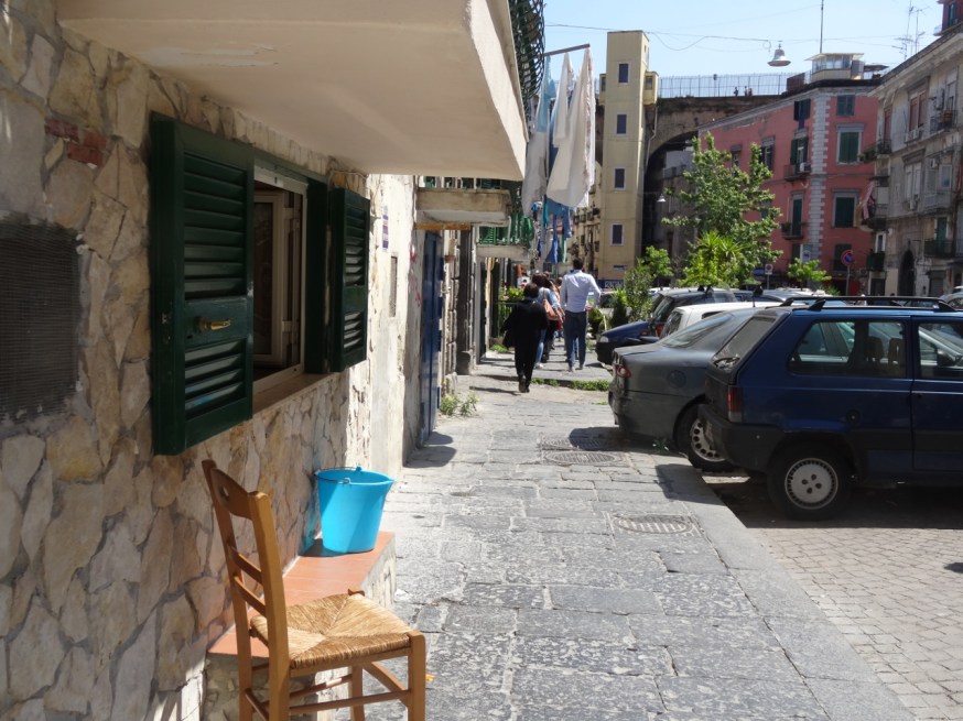 The streets of Rione Sanità in Naples, Italy