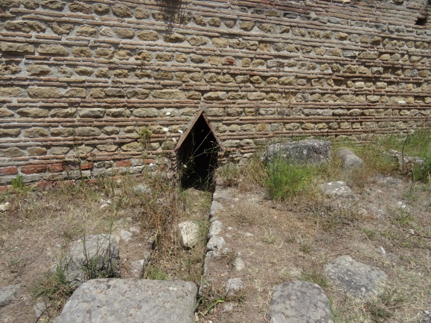 Detail from the archaeological site at Velia in Cilento, in the south of Italy