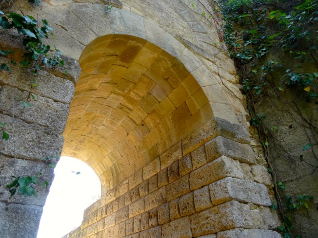 The Porta Rosa at the archaeological site of Velia in Cilento, Italy