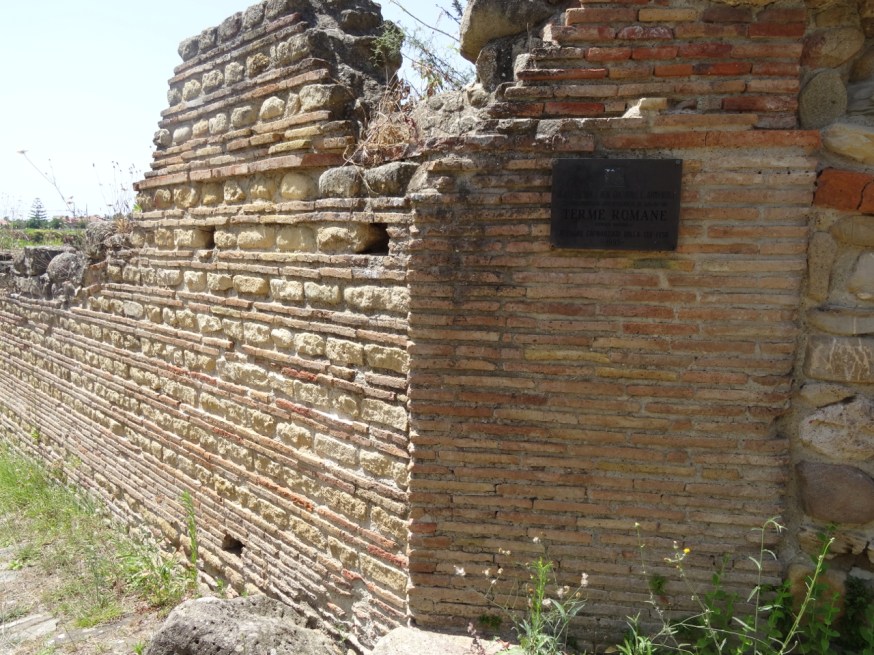 Detail from the archaeological site at Velia in Cilento, in the south of Italy