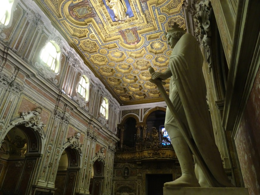 The statue of Conradin (Corradino) in the Church of San Carmine in Naples, Italy