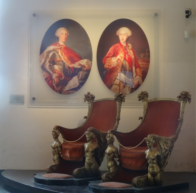 Carlo di Borbone and his son, King at the time of the 1799 Revolution, Ferdinando di Borbone