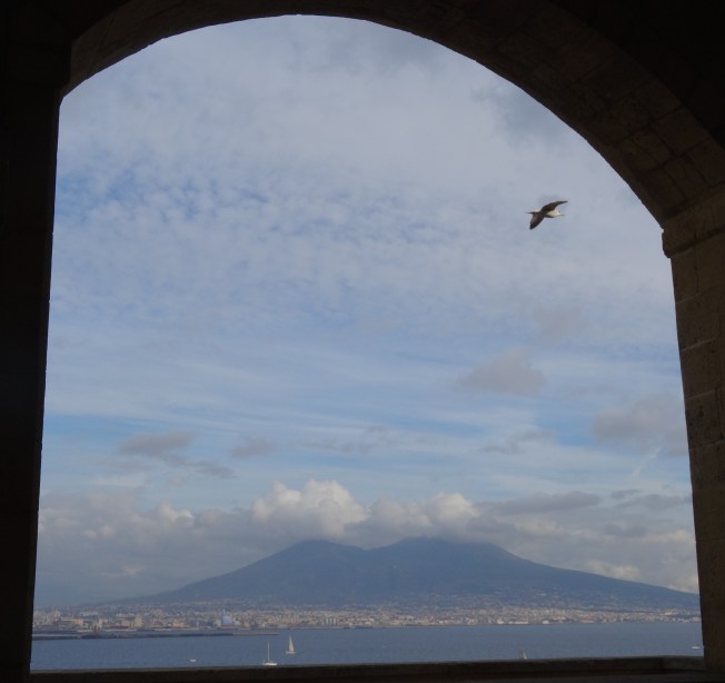 Vesuvius from the Castell dell-Ovo