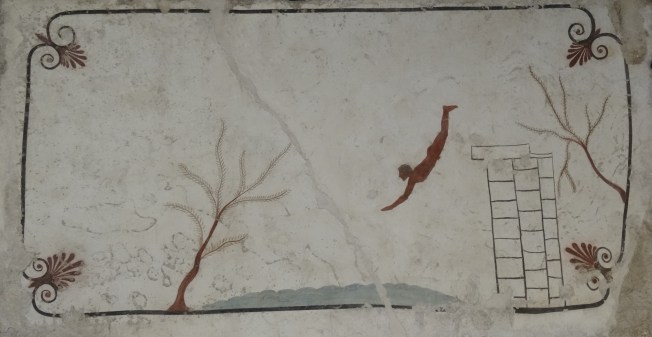 Painting from the tomb of the diver