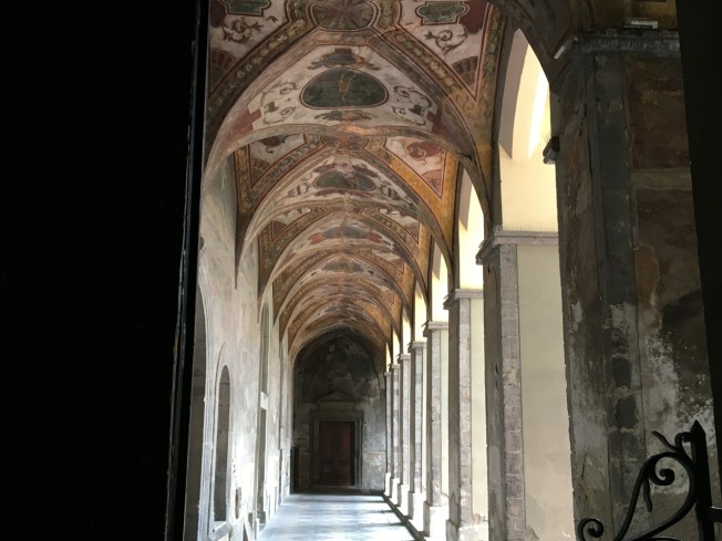 Basilica Santuario Carmine Maggiore in Naples Italy