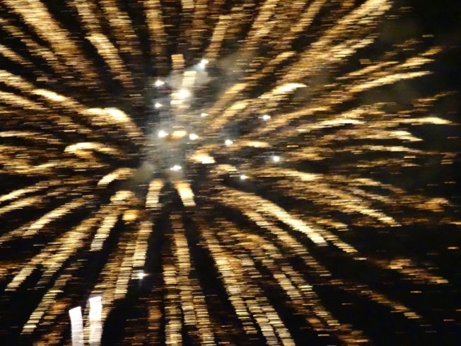 Fireworks over the Bay of Naples