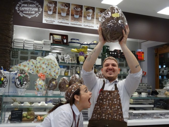 Salvatore Polito and Valentina Guarino of 'Cioccolato Foresta' (Gay-Odin) in Naples