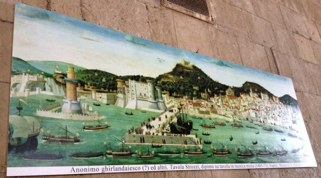 How Naples, Italy would have looked from the sea 80 years after the rule of Joanna I