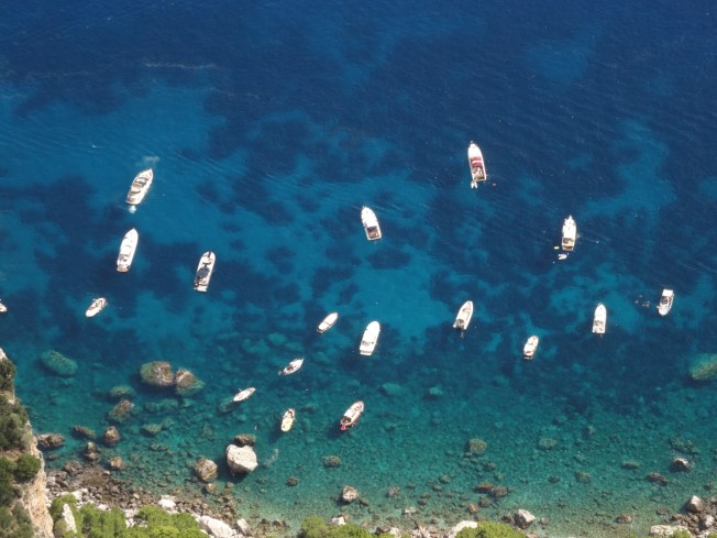 View from Monte Salaro on the island of Capri