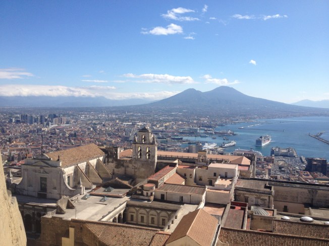 Leaving Naples, Italy