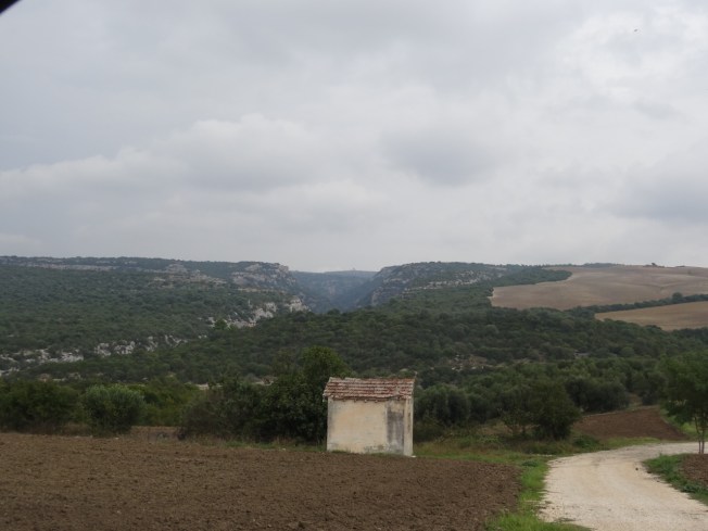 Basilicata near Matera in Italy