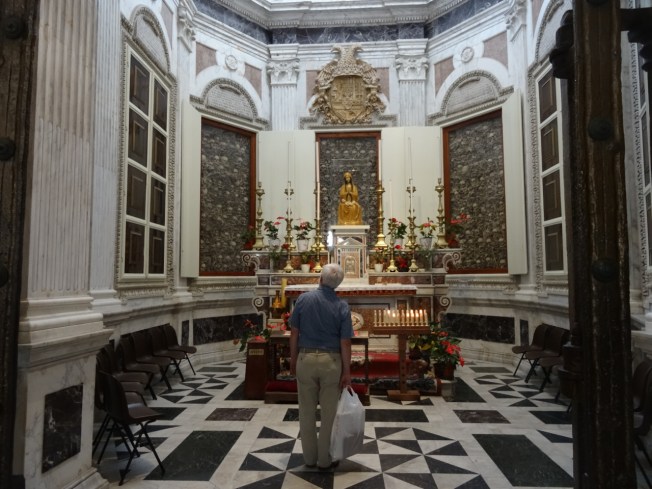 The chapel that remembers the 800 martyrs in the cathedral in Otranto, Puglia