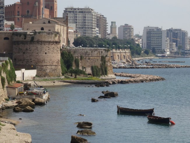 Seafront in Taranto in Puglia, Italy