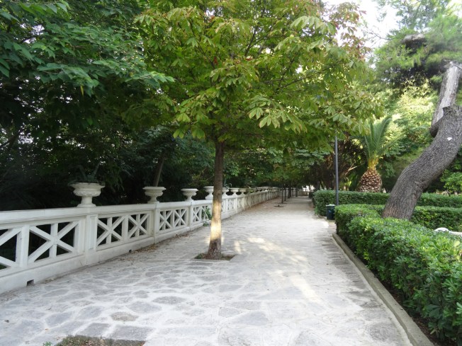 A park in Taranto, in Puglia, Italy