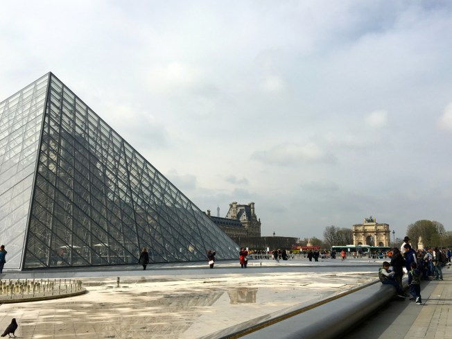 The rendezvous outside the Louvre - Paris, France