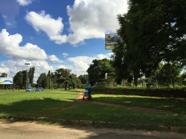 Ice cream seller in Zimbabwe