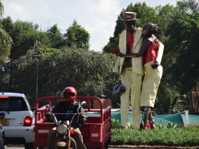 The 'Art Roundabout' in Harare, Zimbabwe