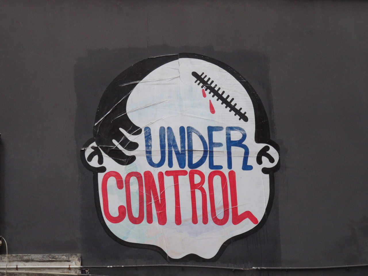 Street art seen in Naples, Italy in October 2016