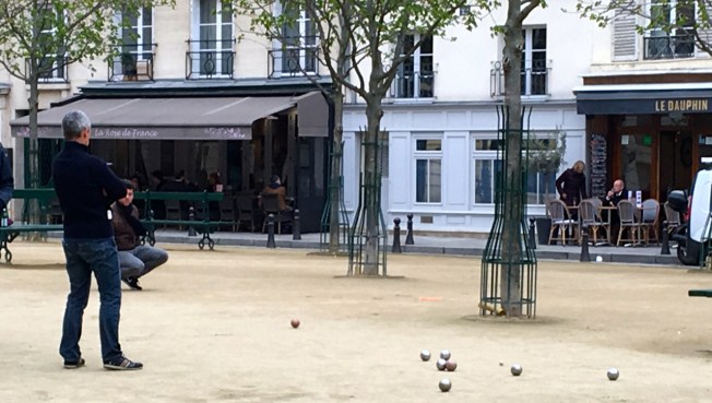 Pétanque in Paris, France