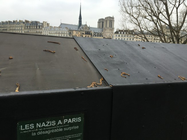 Along the Seine in Paris, France - some stalls not open